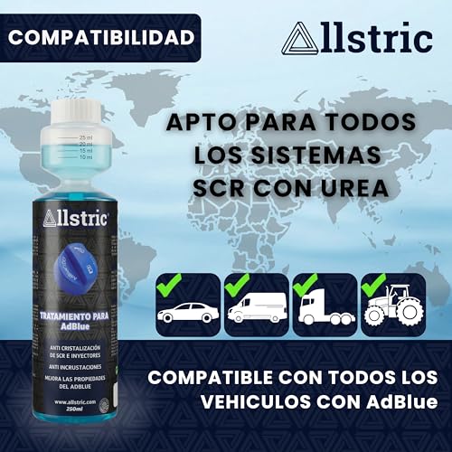 Allstric® Anticristalizante AdBlue 250ML | Aditivo AdBlue Anticristalización Sistema SCR | Fabricado en España