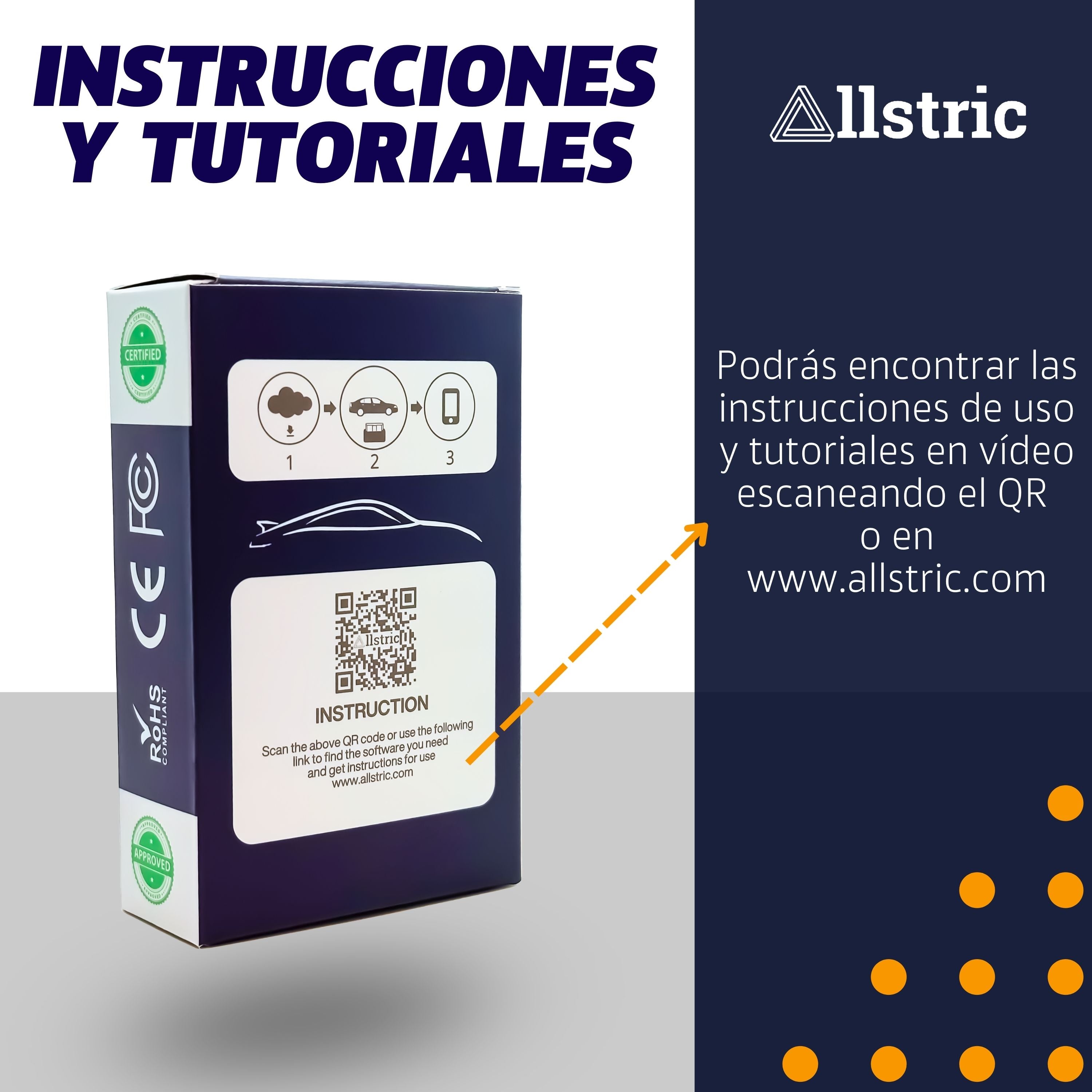Allstric️ ELM327 OBD2 Herramienta de Diagnosis