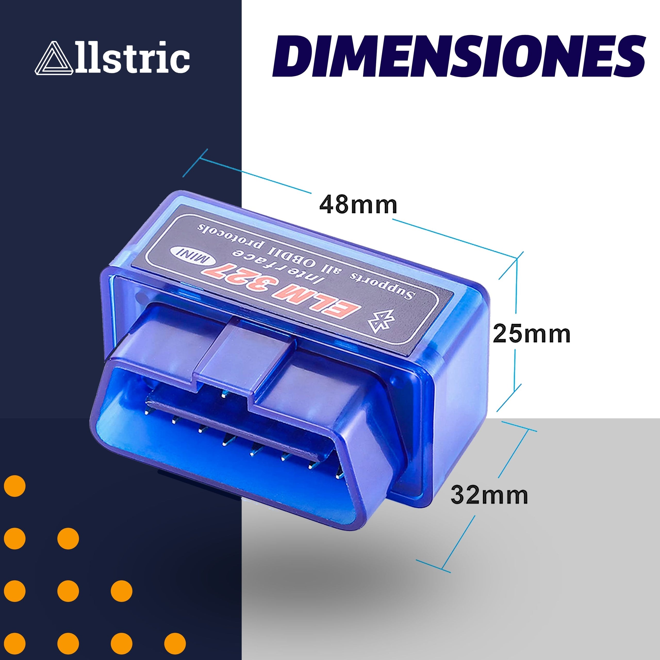 Allstric️ ELM327 OBD2 Herramienta de Diagnosis