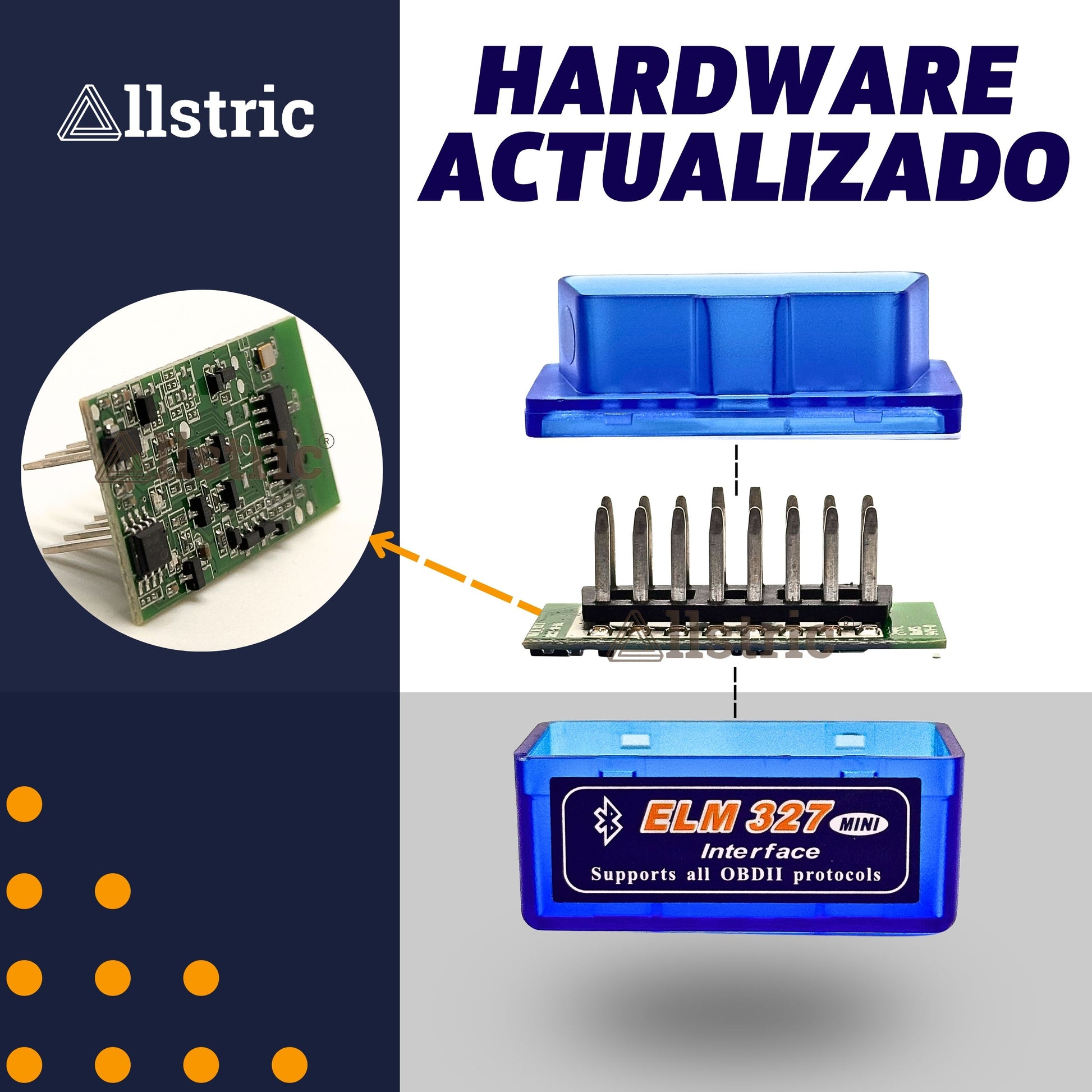 Allstric️ ELM327 OBD2 Herramienta de Diagnosis CON CD