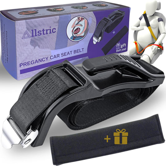 Allstric® Pack Cinturon Embarazada Coche Homologado
