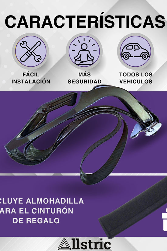 Allstric® Pack Cinturon Embarazada Coche Homologado