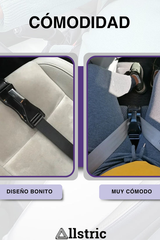 Allstric® Pack Cinturon Embarazada Coche Homologado