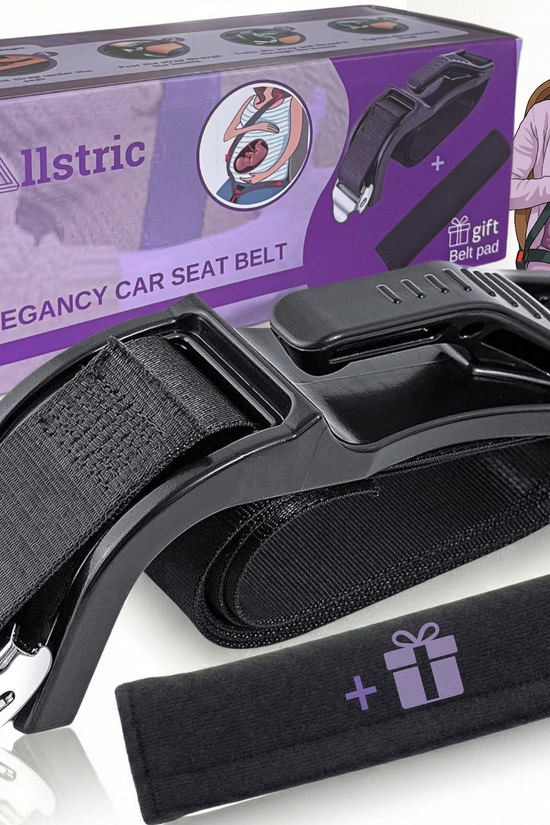 Allstric® Pack Cinturon Embarazada Coche Homologado